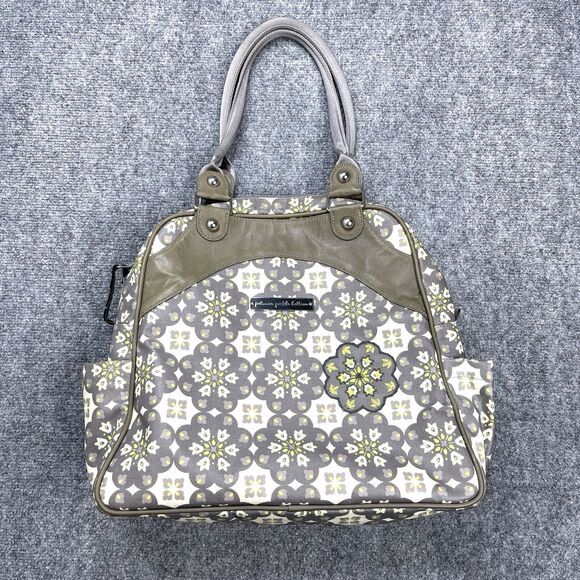 Petunia Pickle Bottom Handbags - Petunia Pickle Bottom Sashay Satchel Backpack Coated Canvas Misted Marseille